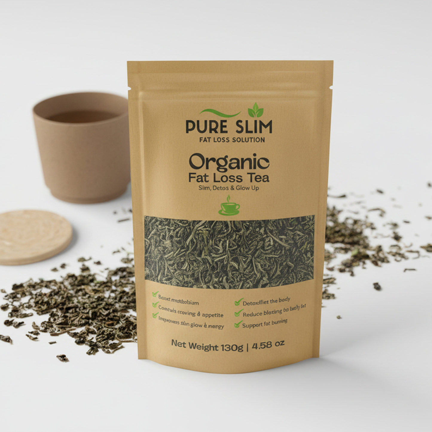 Organic Fat Loss Tea | 130G 70-80 Cups